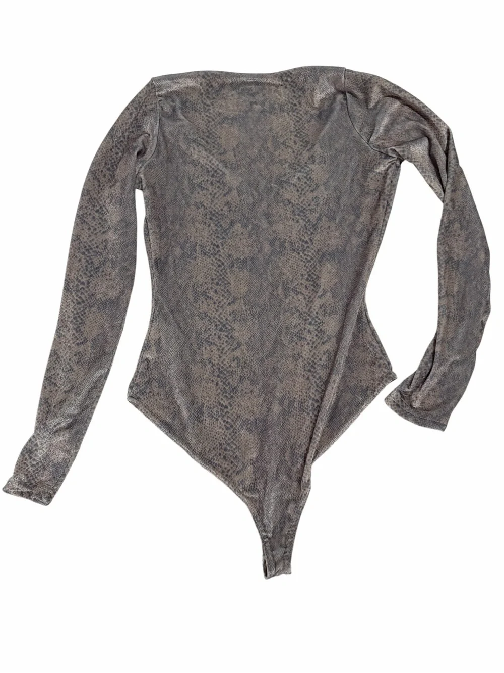 Spirithoods Snakeskin Velvet Bodysuit Size M - Picture 3 of 13